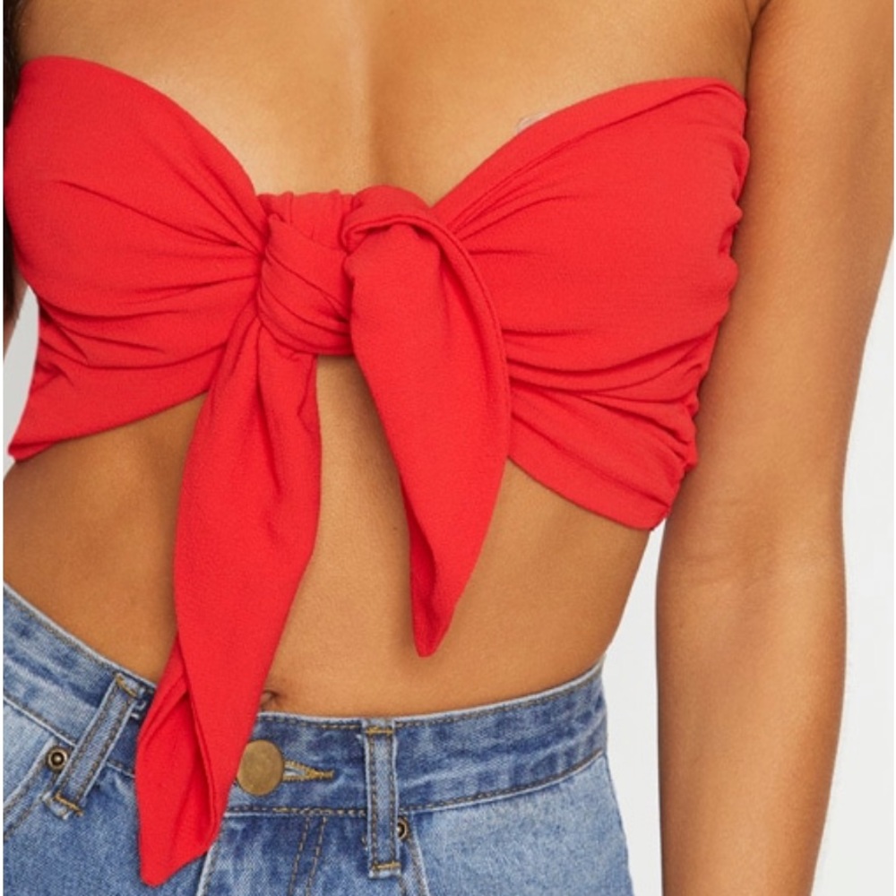 Red Bandu Top